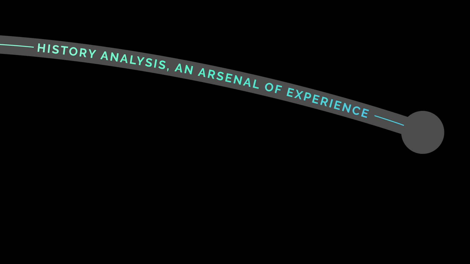 History analysis, an arsenal of experience